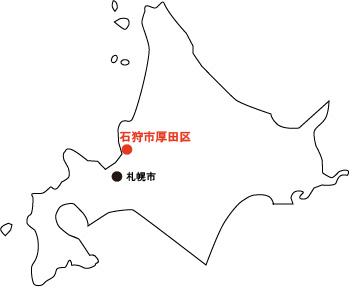 厚田の場所